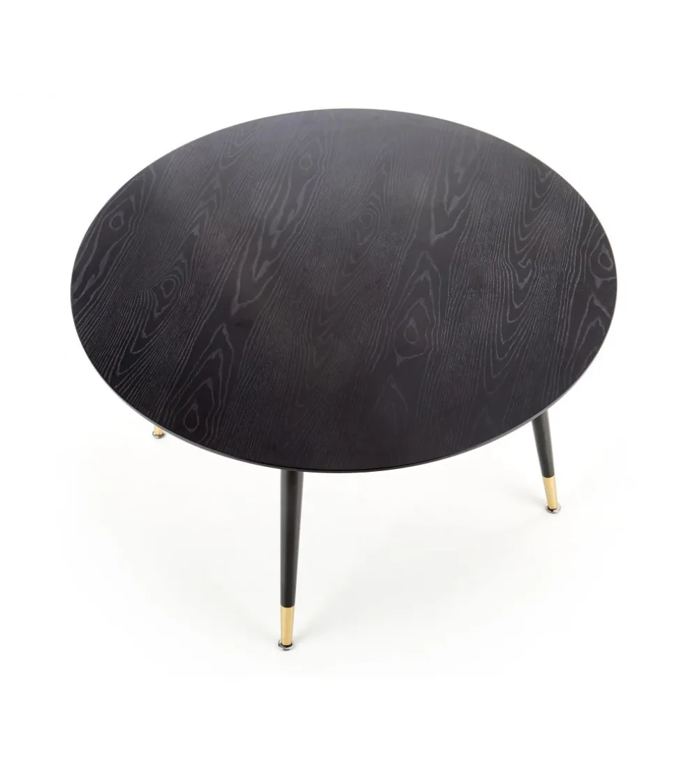 Stół EMBOS 120 cm czarny