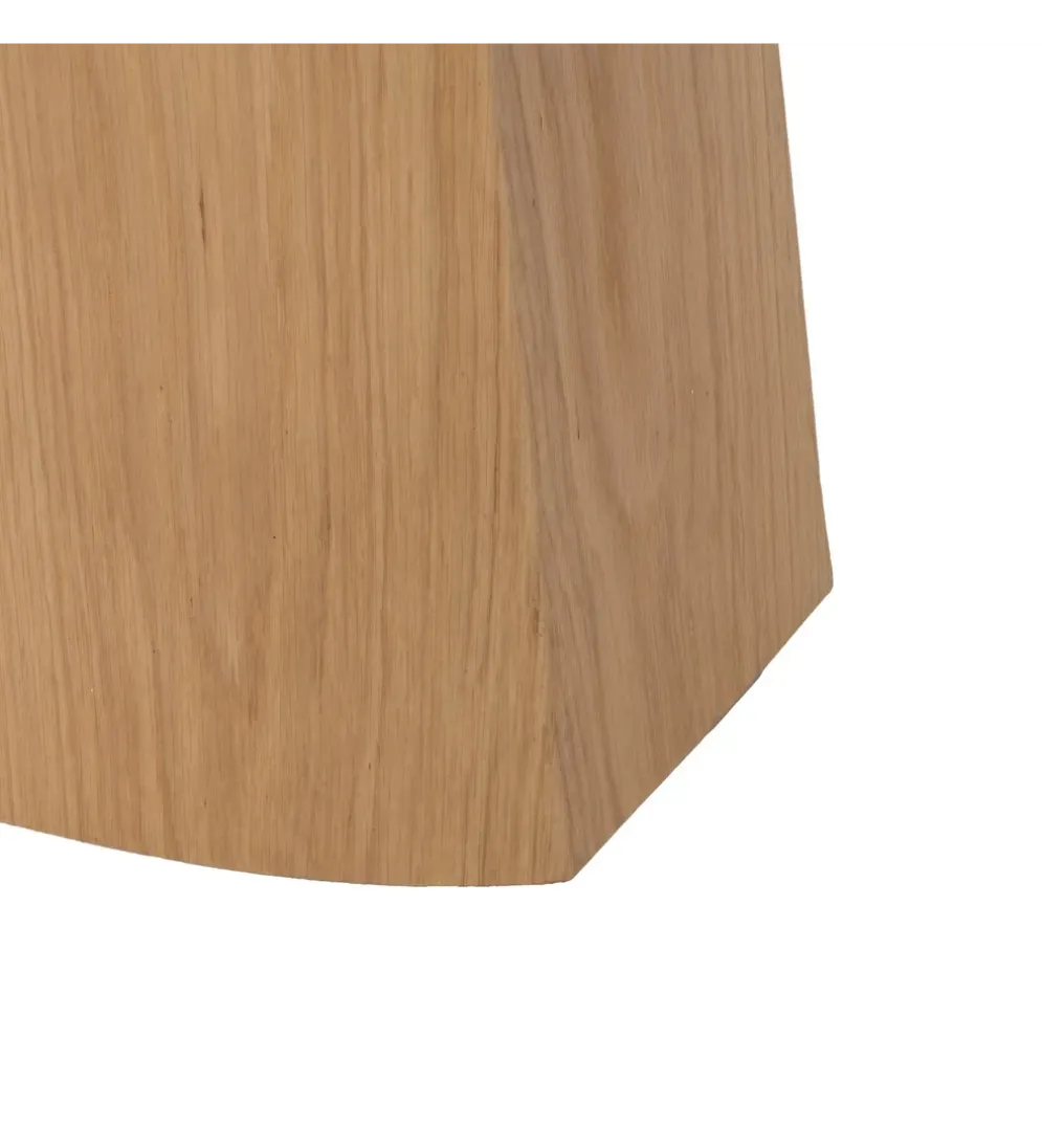Stół FORYK 180 cm naturalny blat ceramika