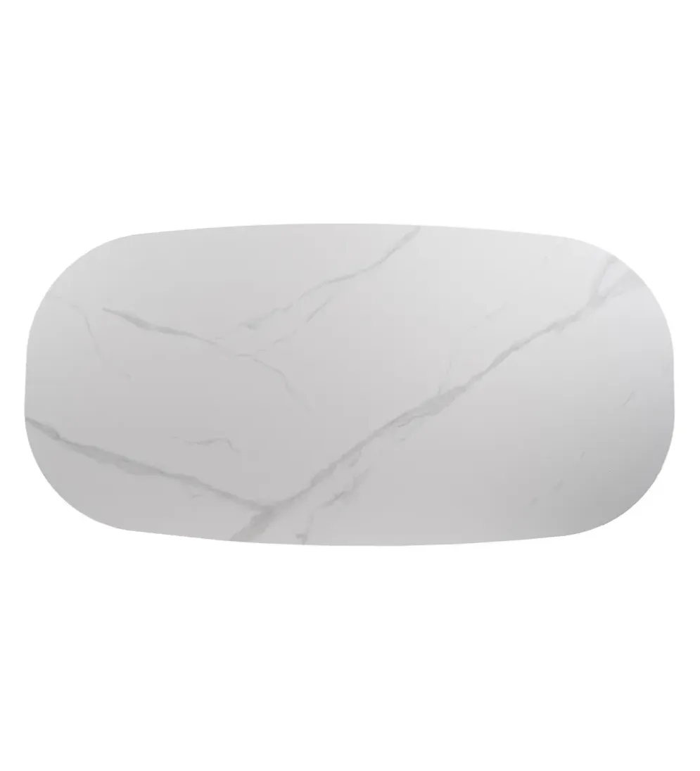 Stół FORYK 180 cm naturalny blat ceramika