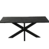 Stół GERARD 200 cm Drewno Mango Czarny