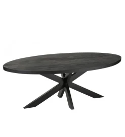 Stół GERARD 210 cm drewno mango czarny