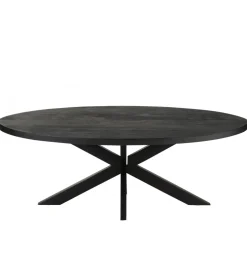 Stół GERARD 210 cm drewno mango czarny