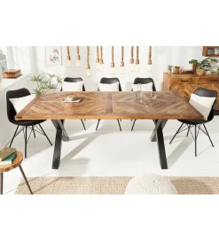 Stół GRANDE Infinity Home 160 cm drewno Mango
