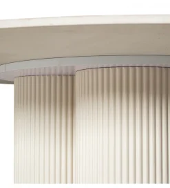 Stół HERE 120 cm ceramiczny blat biały