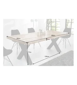 Stół Iron Craft X 200 Cm Drewno Mango