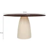 Stół MARONI 140 cm drewno mango brąz