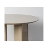 Stół MYKA 120 cm szklany taupe