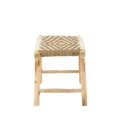 Stołek WAVERLY 60 cm drewno teak