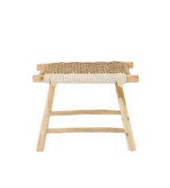 Stołek WAVERLY 60 cm drewno teak