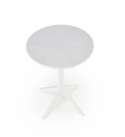 Stół ogrodowy CALVO 72 cm biały