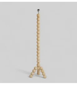 Stojak do lampy VEGLIO 130 cm drewno mango naturalny