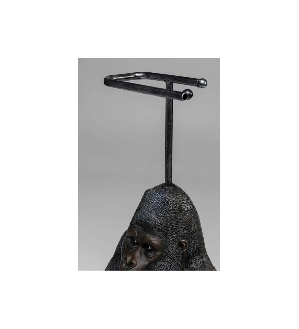 Stojak na papier toaletowy GORYL 51 cm czarny