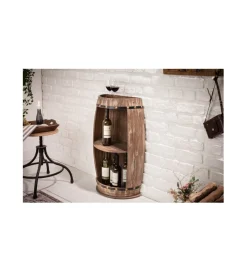 Stojak na wino Chateau 79 cm drewno jodła