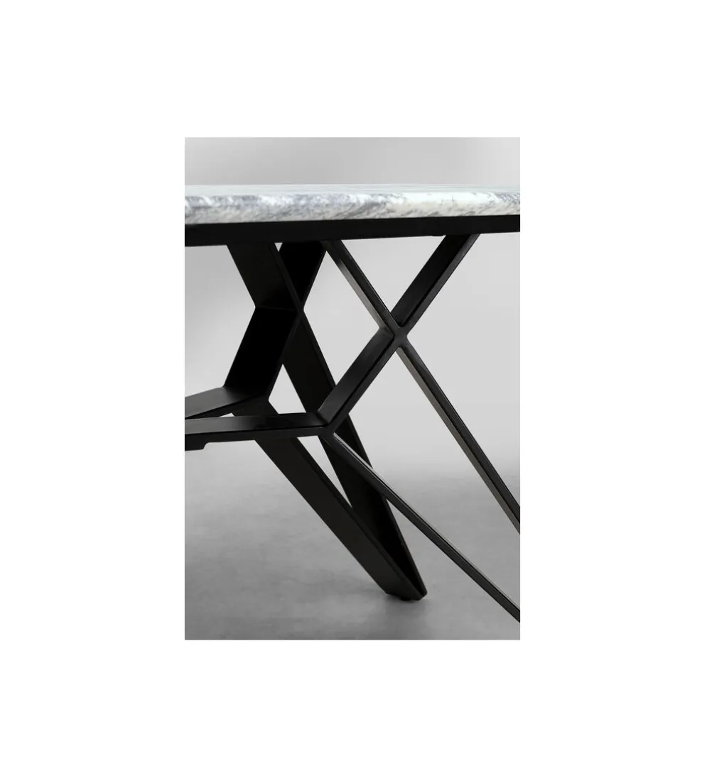 Stół OKINAWA 180 x 90 cm granitowy blat
