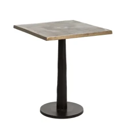 Stolik bistro AHERAT 60 cm antyczne złoto