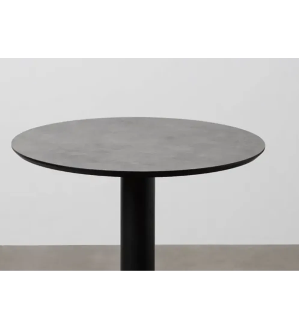 Stolik bistro FERIZ 100 cm czarny