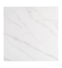 Stolik bistro SINTERED 80 cm efekt marmuru biały