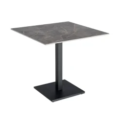 Stolik bistro SINTERED 80 cm efekt marmuru