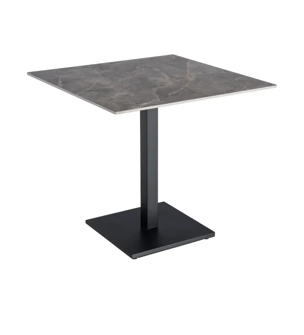 Stolik bistro SINTERED 80 cm efekt marmuru