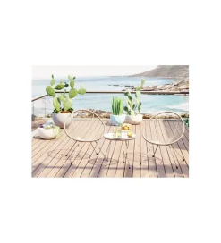 Stolik kawowy ACAPULCO 50 cm mono greige