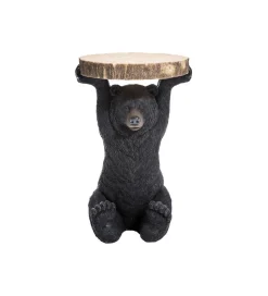 Stolik kawowy ANIMAL BEAR 33 cm czarny