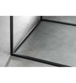 Stolik kawowy ARCHITECTURE 60 cm w optyce czarnego marmuru