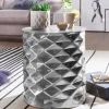 Stolik kawowy BATIN 43 cm srebrny