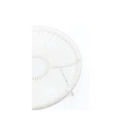 Stolik kawowy boczny ACAPULCO MONO 50 cm biały