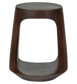 Stolik kawowy boczny BAYO 45 cm drewno mango