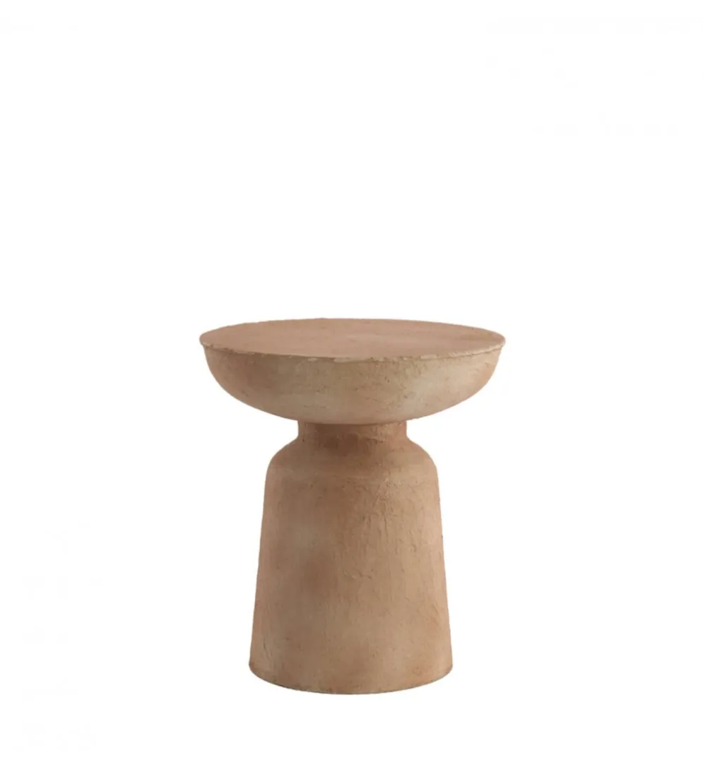 Stolik kawowy boczny BENISSA 42 cm beżowy