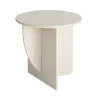 Stolik kawowy boczny DOBEMA 60 cm efekt terrazzo