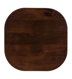 Stolik kawowy boczny FEGANE 65 cm drewno mango