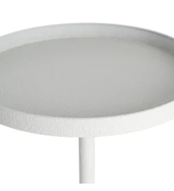 Stolik kawowy boczny GARAS 57 cm biały