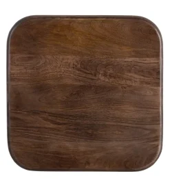 Stolik kawowy boczny KIRITON 45 cm drewno mango
