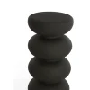 Stolik kawowy boczny KOBODO 80 cm czarny mat