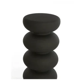Stolik kawowy boczny KOBODO 80 cm czarny mat