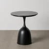 Stolik kawowy boczny KOREMA 57 cm czarny