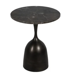 Stolik kawowy boczny KOREMA 58 cm czarny