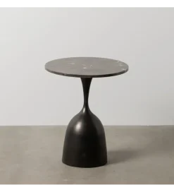 Stolik kawowy boczny KOREMA 58 cm czarny
