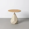 Stolik kawowy boczny MARENA 50 cm kremowy