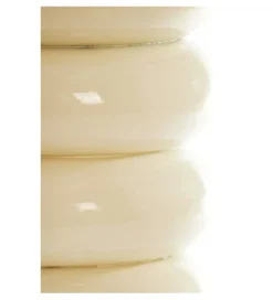 Stolik kawowy boczny MIROGI 40 cm kremowy