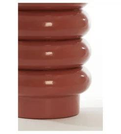 Stolik kawowy boczny MIROGI 40 cm czerwony
