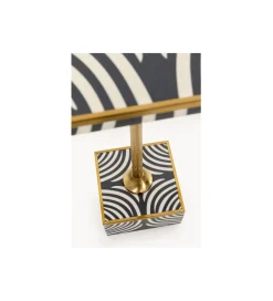 Stolik kawowy boczny ZEBRA 25 x 25 cm