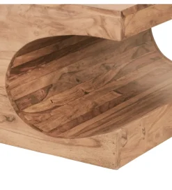 Stolik kawowy BOHA 118 cm drewno akacja