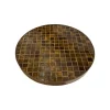 Stolik kawowy BRIX TYLO 80 cm brązowy ceramika