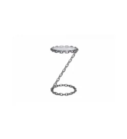 Stolik kawowy CATENA 33 cm srebrny