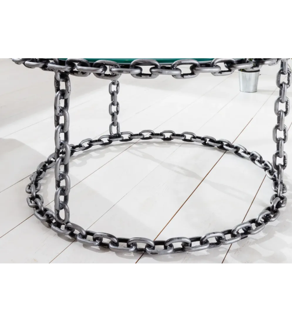 Stolik kawowy CATENA 65 cm srebrny