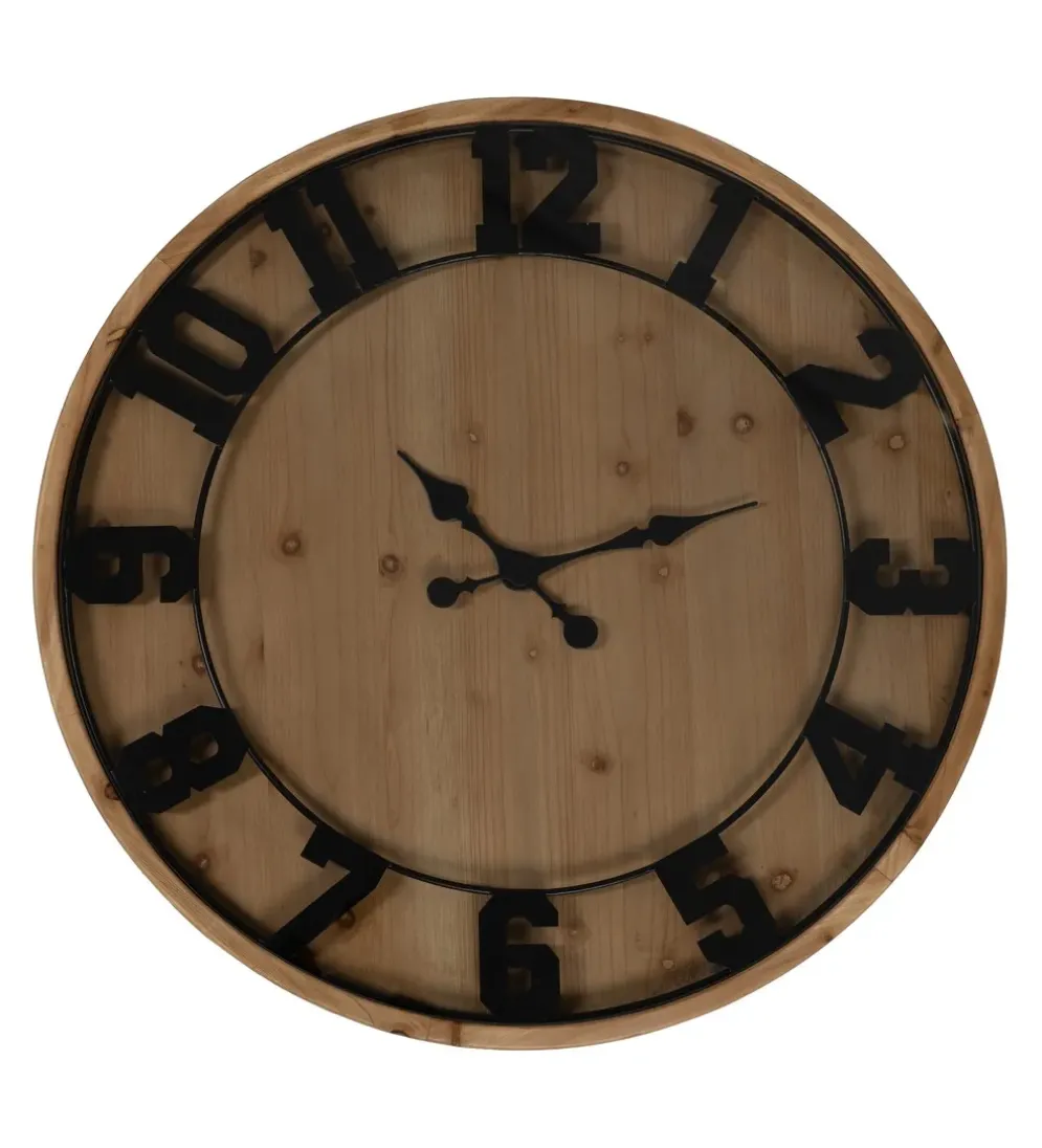 Stolik kawowy CLOCKY 80 cm drewno jodła