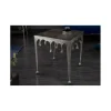 Stolik Kawowy 50 cm Mystic Liquid Line Srebrny
