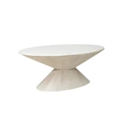 Stolik kawowy CONICA 122 cm drewno mango